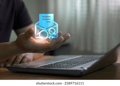 Email automation, digital marketing, marketing automation concept. Using data science to drive marketing automation. Develop an insight into client data to strengthen customer engagement and retention - Powered by Shutterstock - Get 15% off with code: PIKWIZARD15