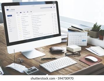 Email Inbox Message List Online Interface