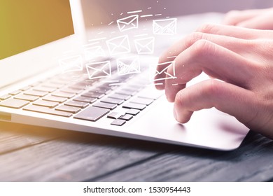 Email Marketing And Newsletter Concept