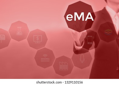 EMarketing Association - Business And Technology  Concept