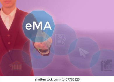 EMarketing Association - Business And Technology  Concept