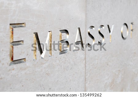 Embassy Sign