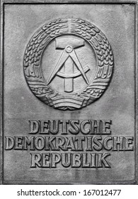 Embassy Sign Of The Former German Democratic Republic