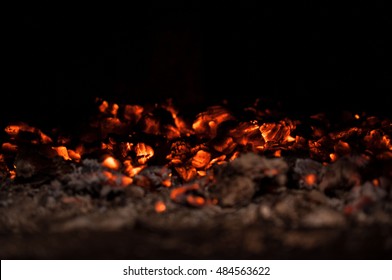 Ember in the fireplace - Powered by Shutterstock