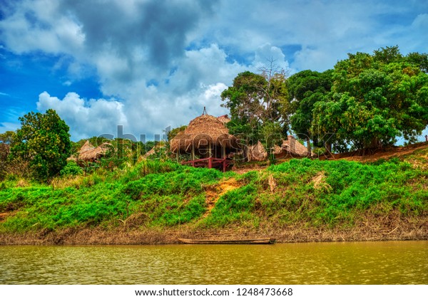 Embera Village Huts Chagres Panama Romantic Stock Photo Edit Now