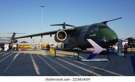 Embraer C-390 Millennium Was Displayed At Dubai Airshow In November 2021.