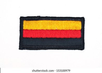 embroidered German flag