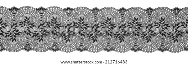 silver lace ribbon