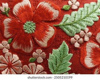 embroidery as a clothing design and pattern