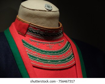 Embroidery Detail On Male Sami Costume