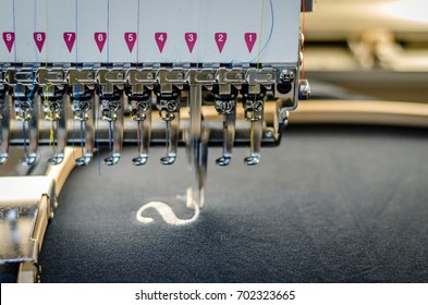 Embroidery Machine Close Up