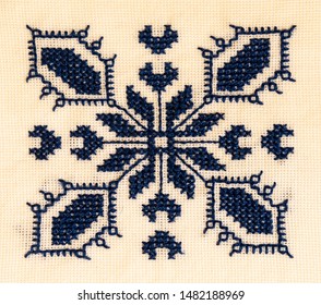Embroidery traditional of Republic of Serbian folklore.
