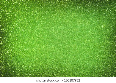 Emerald Green Glitter Texture Or Background 