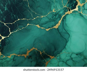 Textura De Mármol Verde