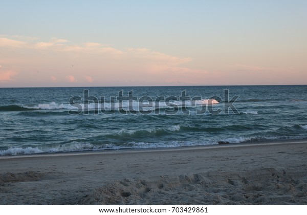 Emerald Isle Beaches North Carolina Stock Photo Edit Now 703429861