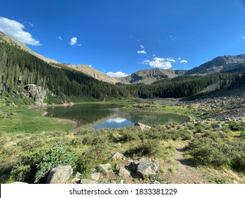 Emerald Lake High In The Mountains Of Taos, New Mexico