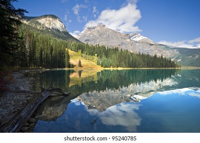 Emerald Lake, Yoho National Park, Near Field British Columbia, Canada