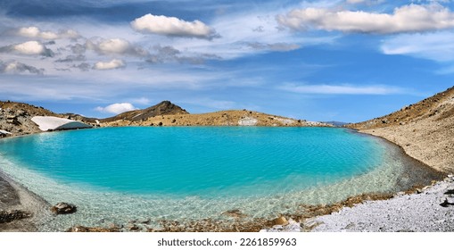 Emerald Lakes, Tongariro National Park, New Zealand
 - Powered by Shutterstock