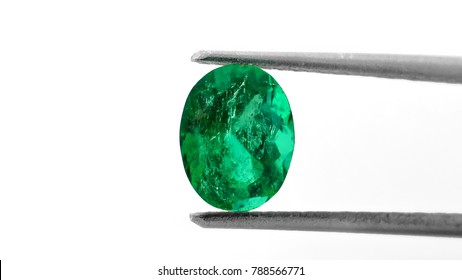 Emerald Oval, Crystal Jade Gemstone