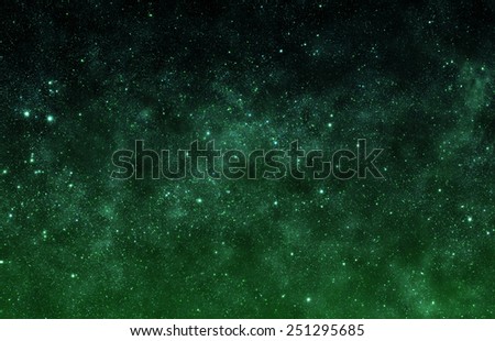 Emerald Sky - Elements of this Image Furnished by NASA