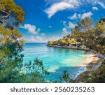 The emerald waters of La Paloma beach, St. Jean Cap Ferrat, French Riviera, Provence-alpes-côte d