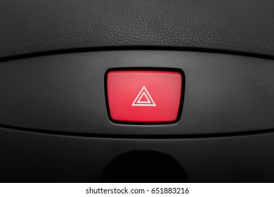 hazard light button in car