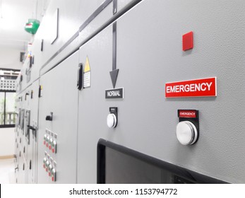 Emergency button On the electrical control cabinet in the building. - Powered by Shutterstock - Get 15% off with code: PIKWIZARD15
