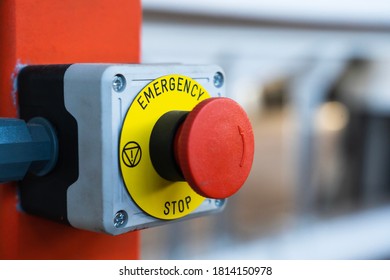 Emergency button in technical production
