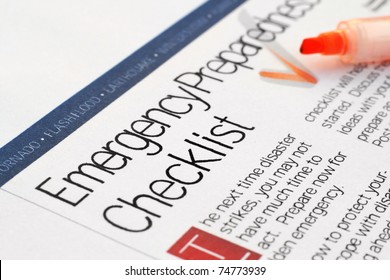 Emergency Checklist