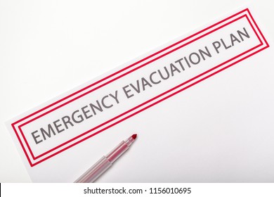 Emergency Evacuation Plan Stock Photo (Edit Now) 1142671046