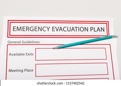 Emergency Evacuation Plan Stock Photo 1157402542 | Shutterstock