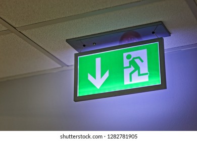 Emergency Exit Building Stock Photo 1282781905 | Shutterstock