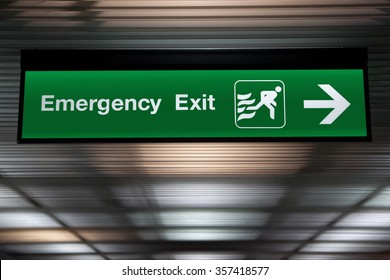 Emergency Exit Sign