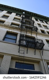 Emergency Fire Stairs In 
Downtown Stockton California