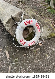 Emergency floatation device in the woods 