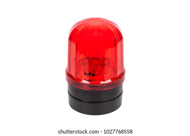 Red Siren Isolated On White Background Stock Illustration 155784206 ...