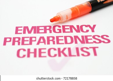 Emergency Preparedness Checklist