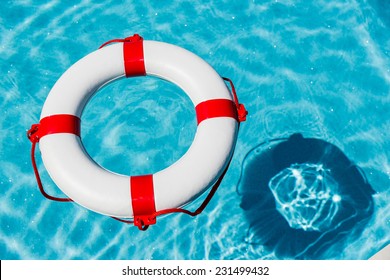 Emergency Tire Floating Swimming Pool Photo Stock Photo 231499432 ...