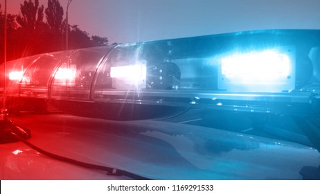 Emergency Vehicle Lights Flashing Police Car Stock Photo 1169291533 ...