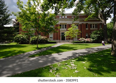 Emerson Hall In Harvard Yard