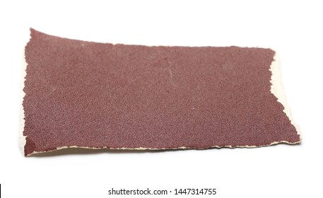 Emery Paper, Sandpaper Isolated On White