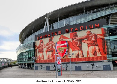 The Emirates Stadium (known as Ashburton Grove prior to sponsorship), home of Arsenal Football Club. Londra, England, United Kingdom - 15/10/2019
