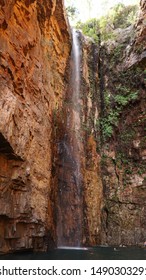 Emma Gorge Waterfall In El Questro Wilderness Park, Western Australia.