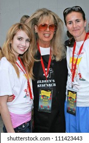 Emma Roberts With Matti Contopulos And Brandi Chastain At The 2nd Annual Kids 4 Kids 5K Run/Walk. Century City, CA. 04-29-07