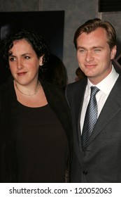 Emma Thomas And Christopher Nolan At The World Premiere Of 