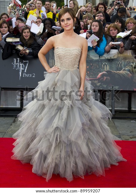 Emma Watson Arriving World Premiere Harry Stock Photo Edit