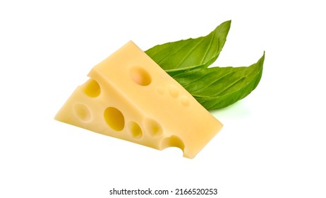 Emmental Cheese Triangle Swiss Cheese Isolated Stock Photo 2166520253 ...