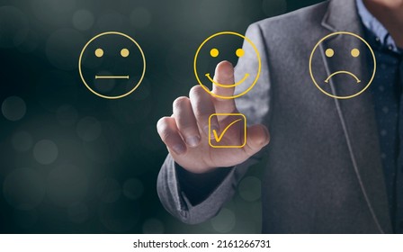 Emoticon Icons Check Mark Quality Control Stock Photo 2161266731 ...