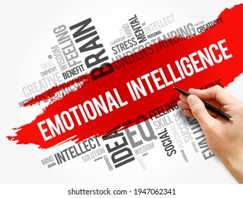 Emotional Intelligence Word Cloud Collage Business Stock Photo ...