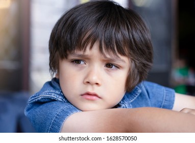 Emotional Portrait Unhappy Toddler Boy Sad Stock Photo 1628570050 ...